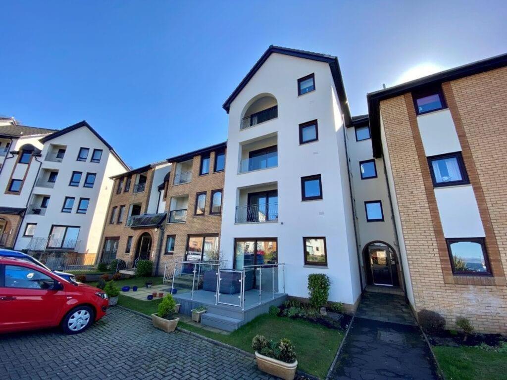 Largs Sea Front, Modern Apartment Buitenkant foto